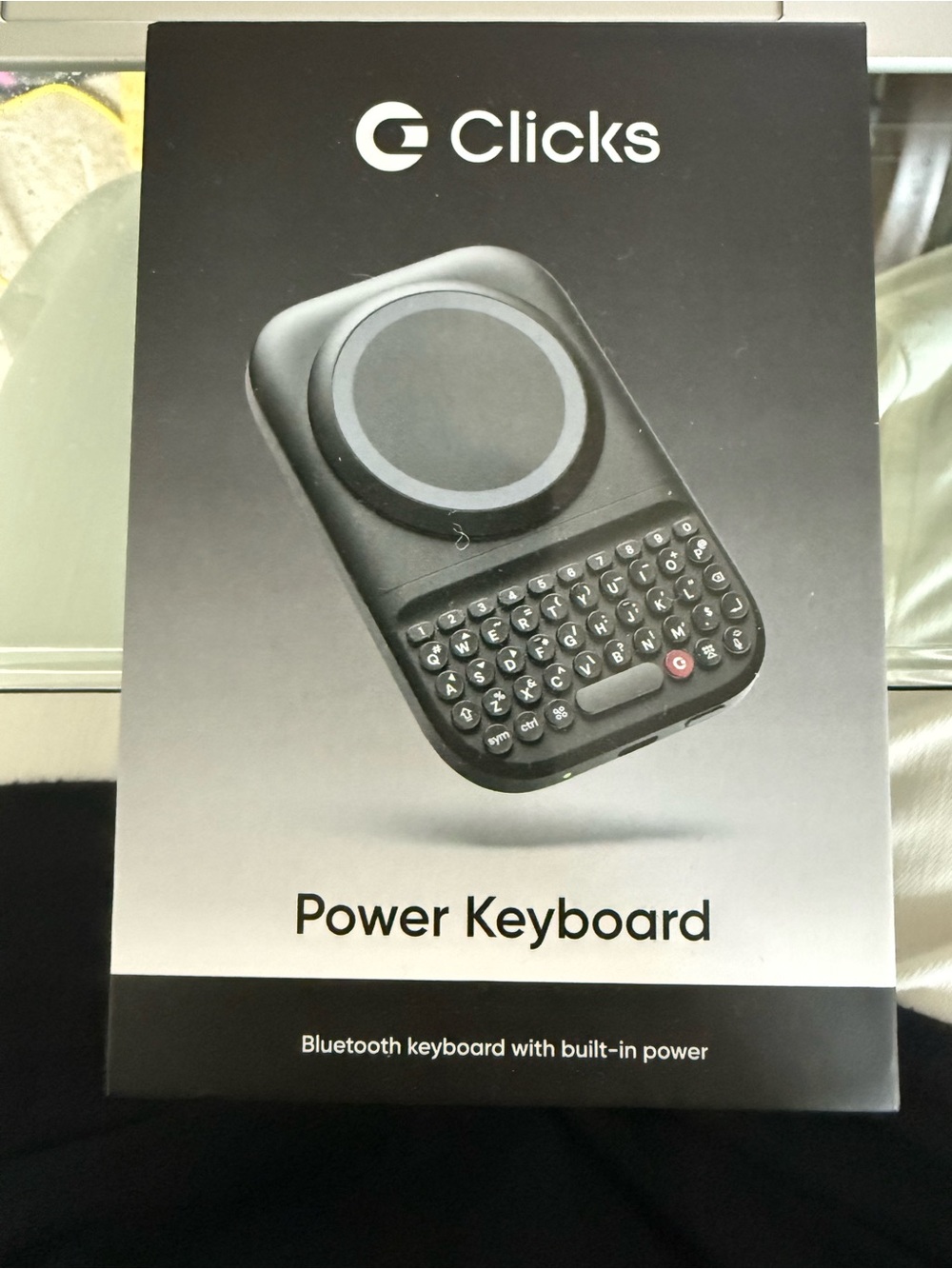 Power Keyboard Bluetooth Charger — Black